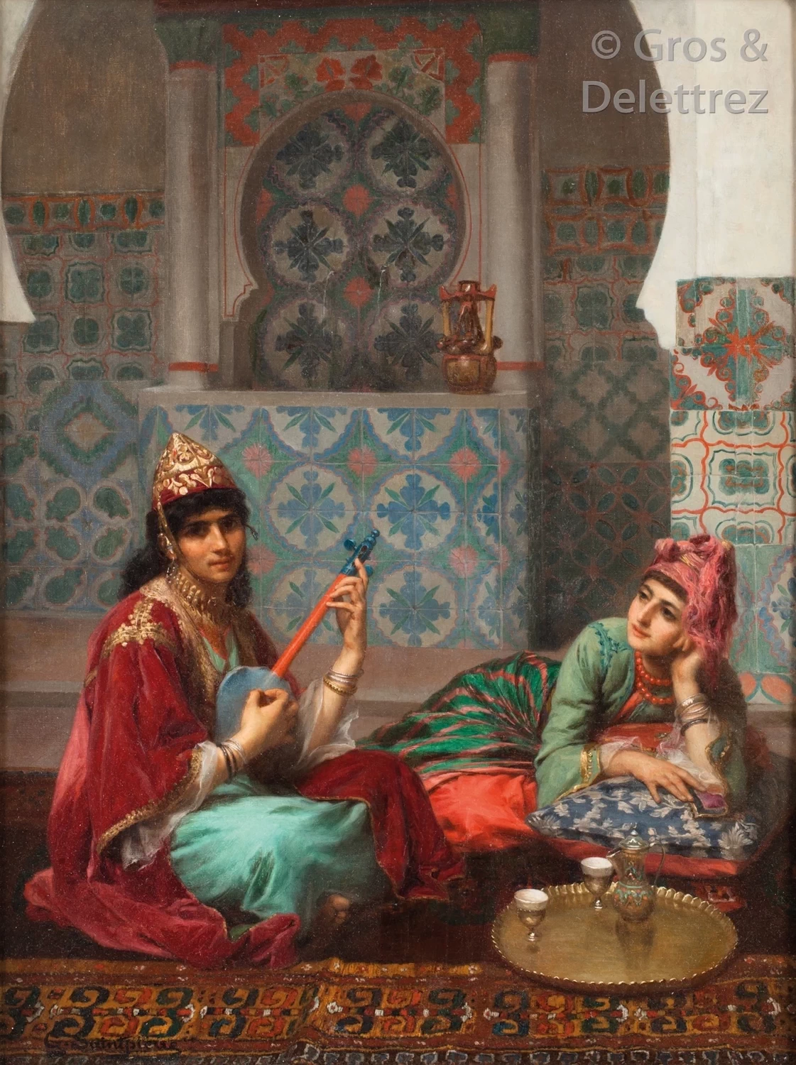 Il concerto o Il caffé. interno a Tlemcen